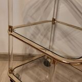Bar cart, designed by F. Orsenigo, Orsenigo, Italy, 1980s
