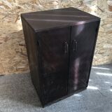 Old Hifi Furniture Vinyl Wood Veneer + Vintage Audio Interior Drawers