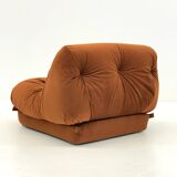 Orange Nuvolone armchair by Rino Maturi for Mimo Padova