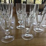 12 flûtes à champagne cristal
