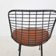 Black metal wire chair, The Netherlands 1950's