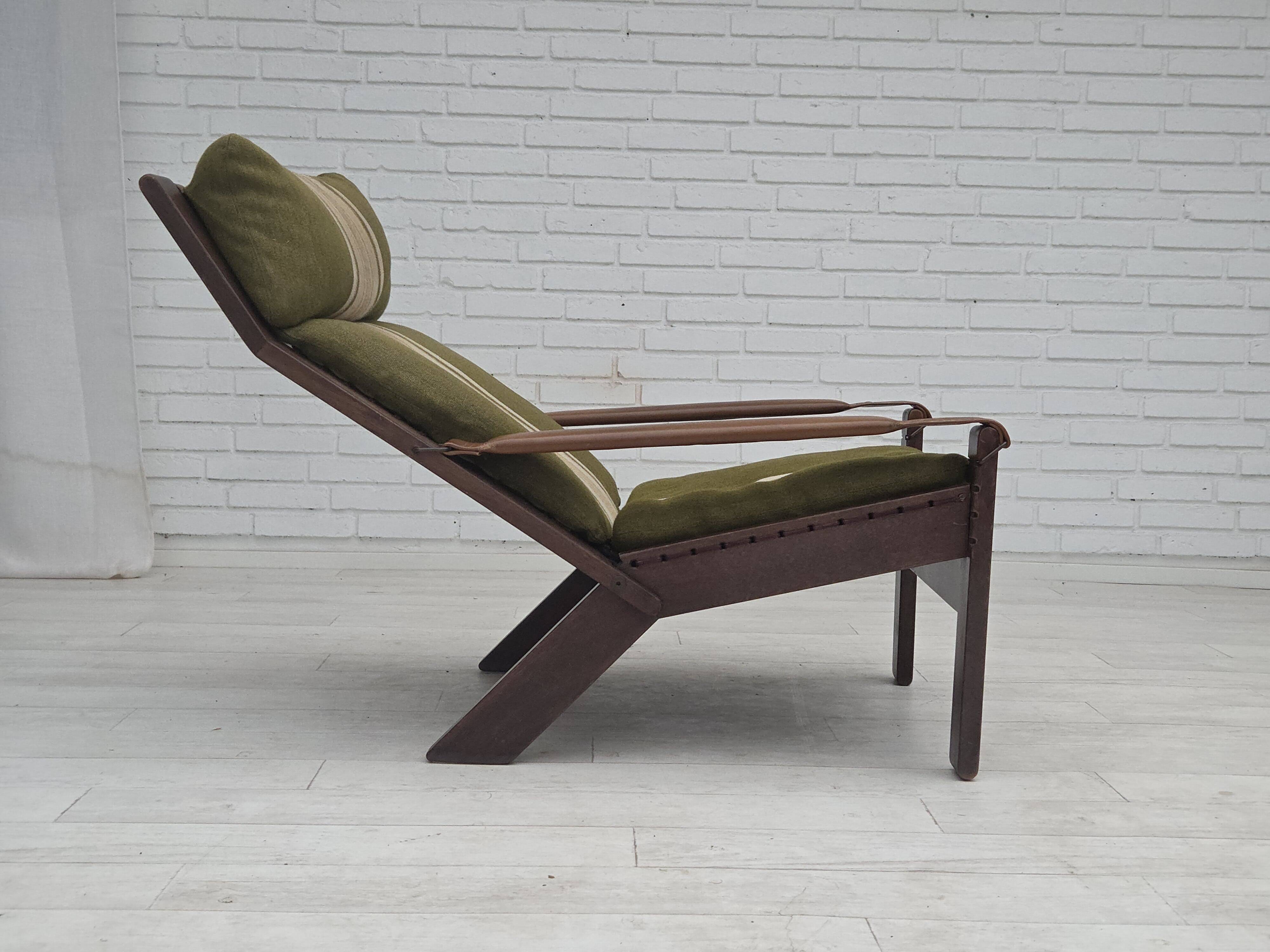 1970s, Norwegian design by Peter Opsvik for Westnofa, highback armchair.