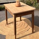 Antique table in solid raw oak for 4 people