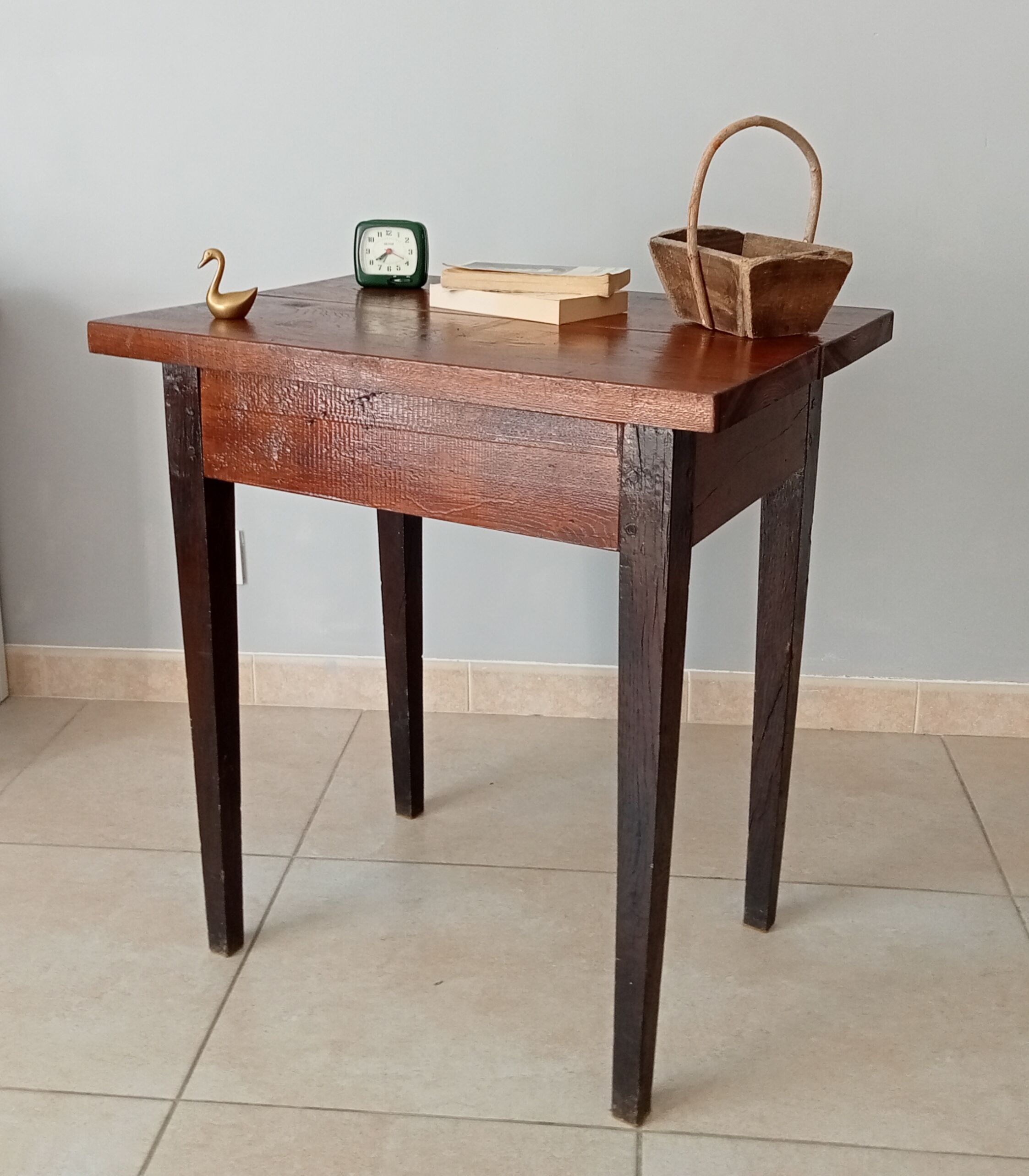 Solid oak table early XXth