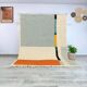 Handwoven natural wool rug, traditional artisan size 2/3 cm.