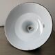 Lot 2 old industrial enamelled suspensions 30 cm
