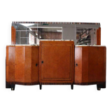 Art Deco buffet, Macassar Ebony and Walnut Burl, 1920-1930