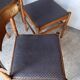 4 Scandinavian wooden chairs 1960