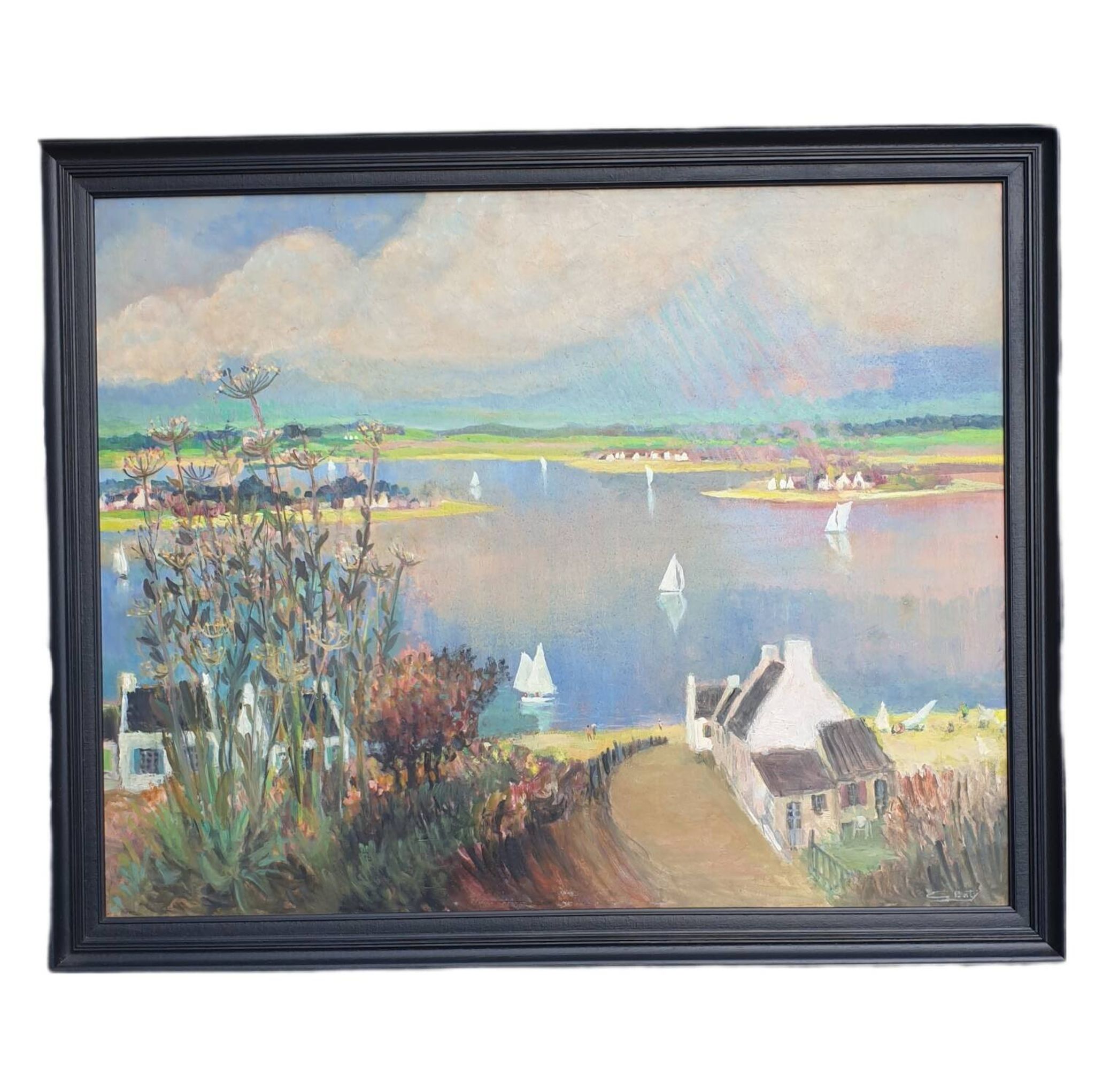 Grand tableau marine Bretagne