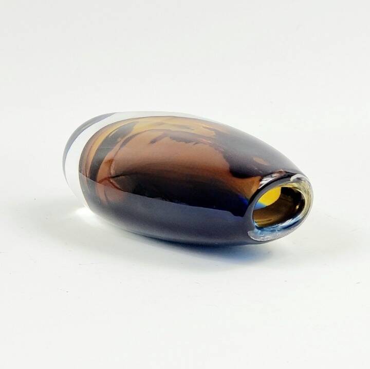 Mid-Century Art Glass Vase by Vicke Lindstrand for Kosta, Sweden, 1970s