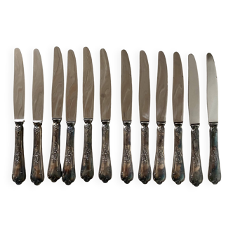 Regency knives in silver plated metal, Le Mondial