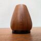 Set of 2 teak salt and pepper shakers from mid-century, 1960s.