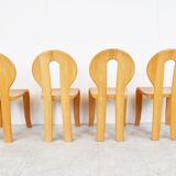 Rainer Daumiller pine wood dining chairs for Hirtshals Savvaerk - set of 4 - 1970s