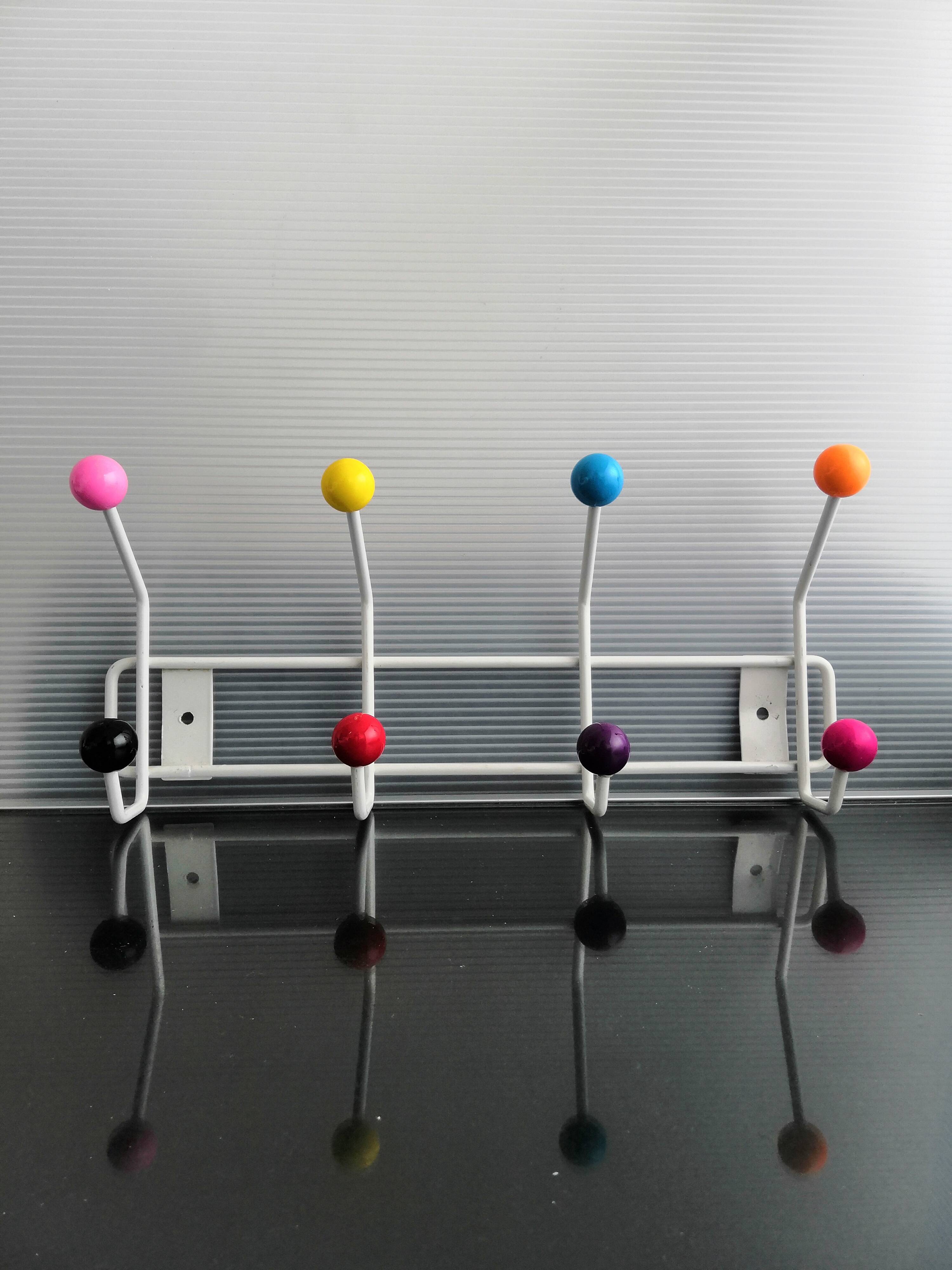 small vintage metal rack Sputnik Atomic