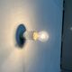Vintage minimalist wall lamps or ceiling lights from the German space age by Rzb, set of 4.