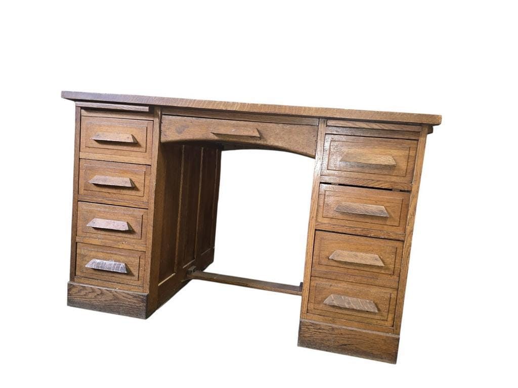 Vintage solid wood desk