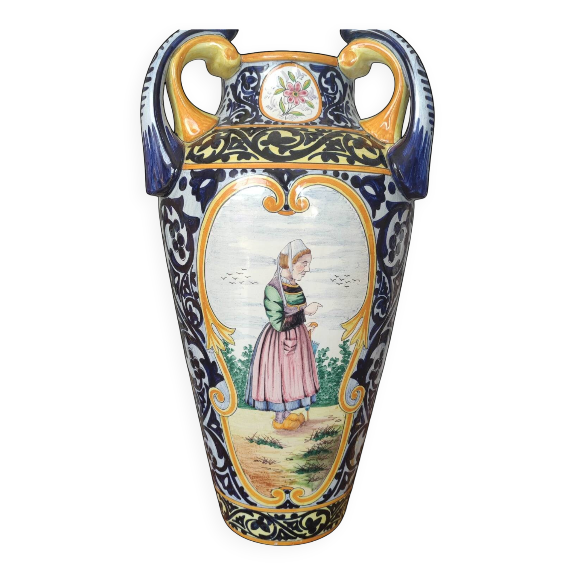 Vase Henriot Quimper ancien