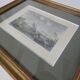 Old engraving of Toulon under glass and Marie Louise