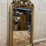 Miroir époque Louis Philippe à fronton OR