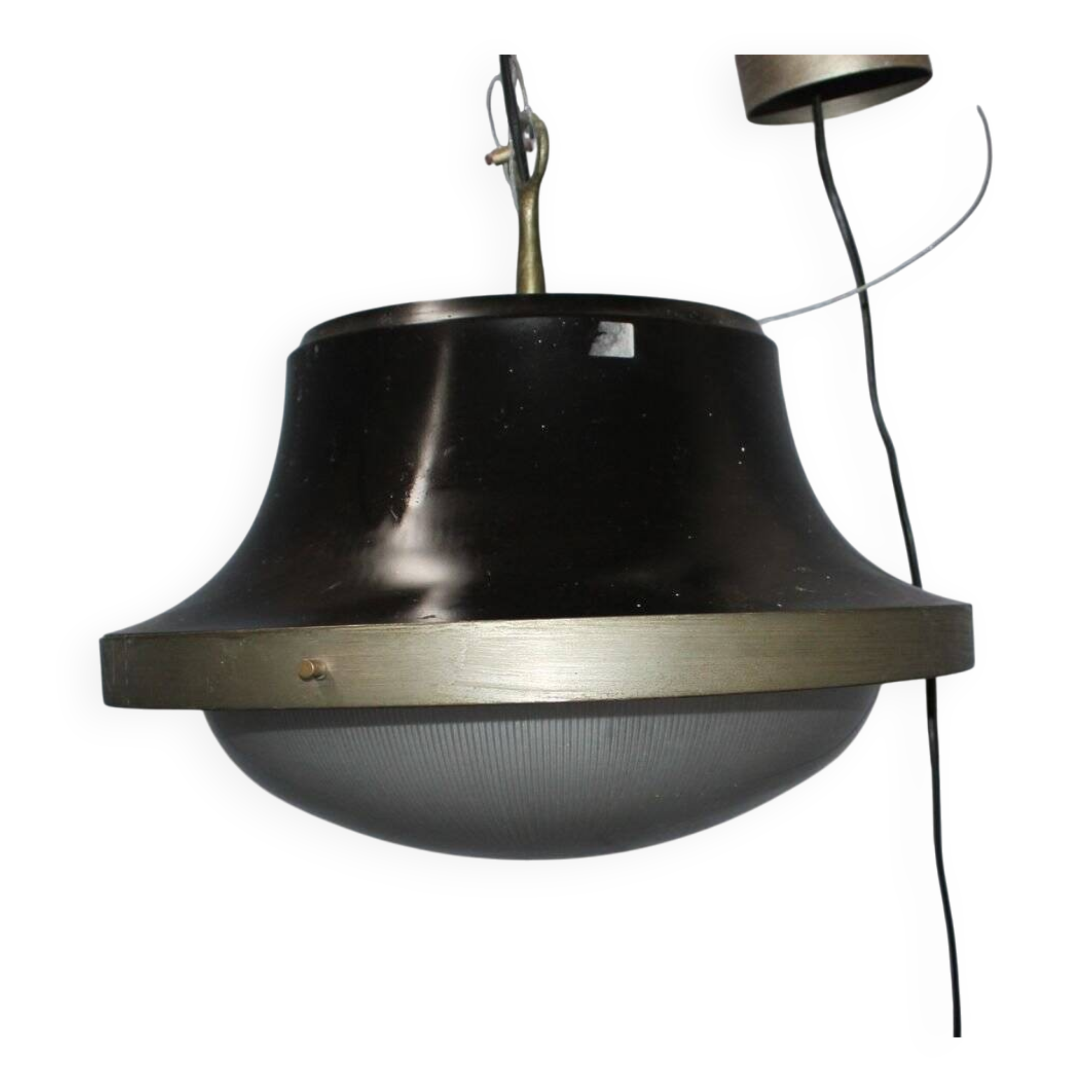 Black ceiling light by Sergio Mazza for Artemide, 1960s