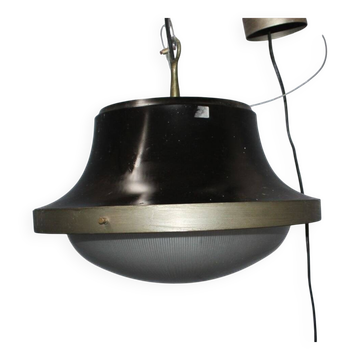 Black ceiling light by Sergio Mazza for Artemide, 1960s