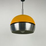 Lampe pendentif en métal danois, années 1970