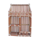 Shelf white rattan and scoubidou