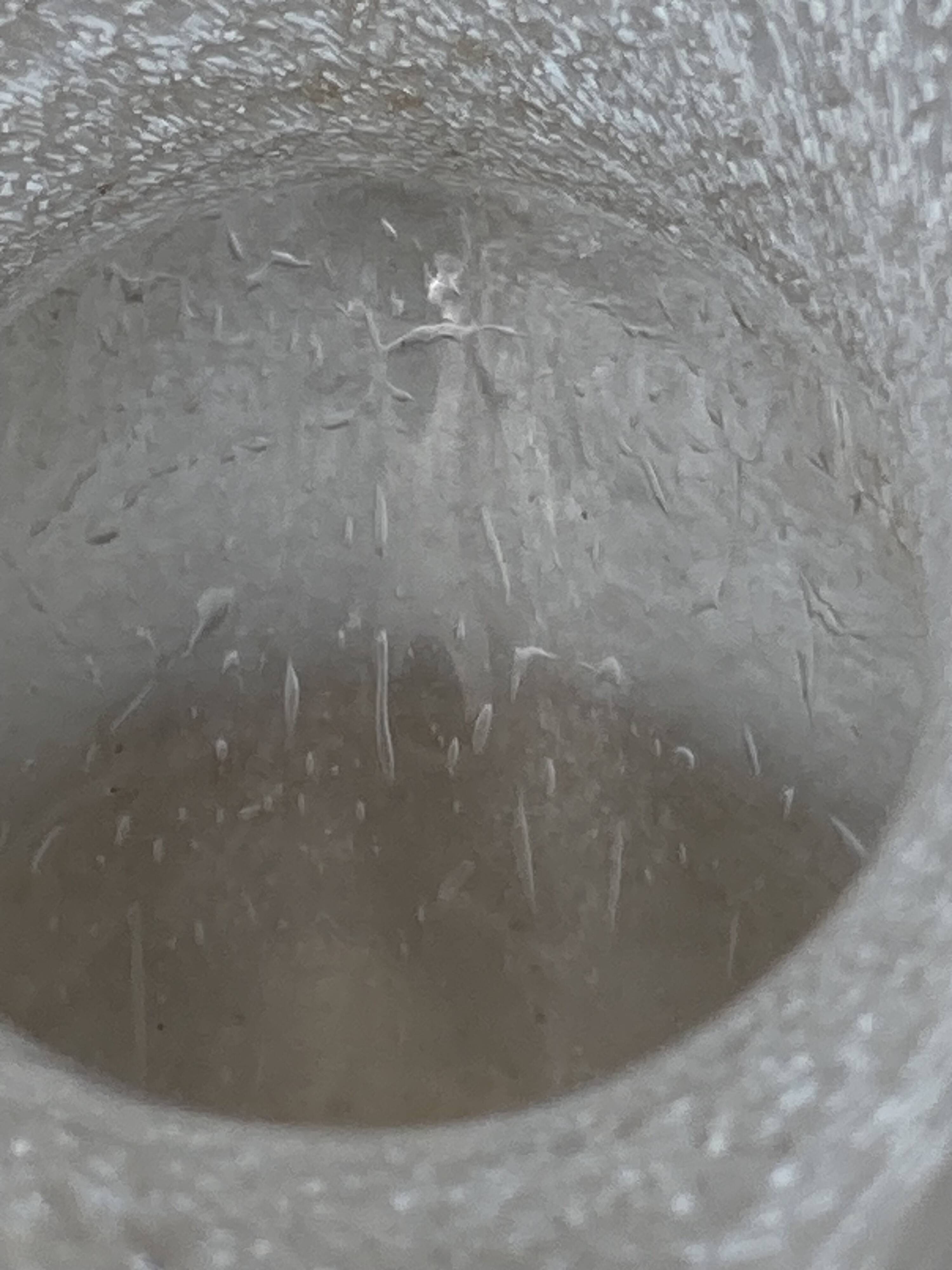 Carafe refresher pitcher baccarat or st louis frosted crystal twisted handle