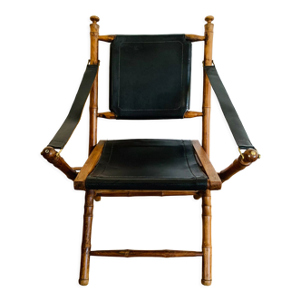 Folding colonial armchair