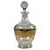 Produits Charming glass carafe with golden decoration