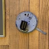 Opaline wall light, vintage ceiling fixture, half-spherical half-moon, 25 cm.