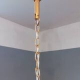 60s pendant light in gold metal