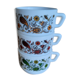 3 vintage cups