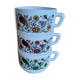 Set de 3 tasses vintage