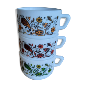 Set de 3 tasses vintage