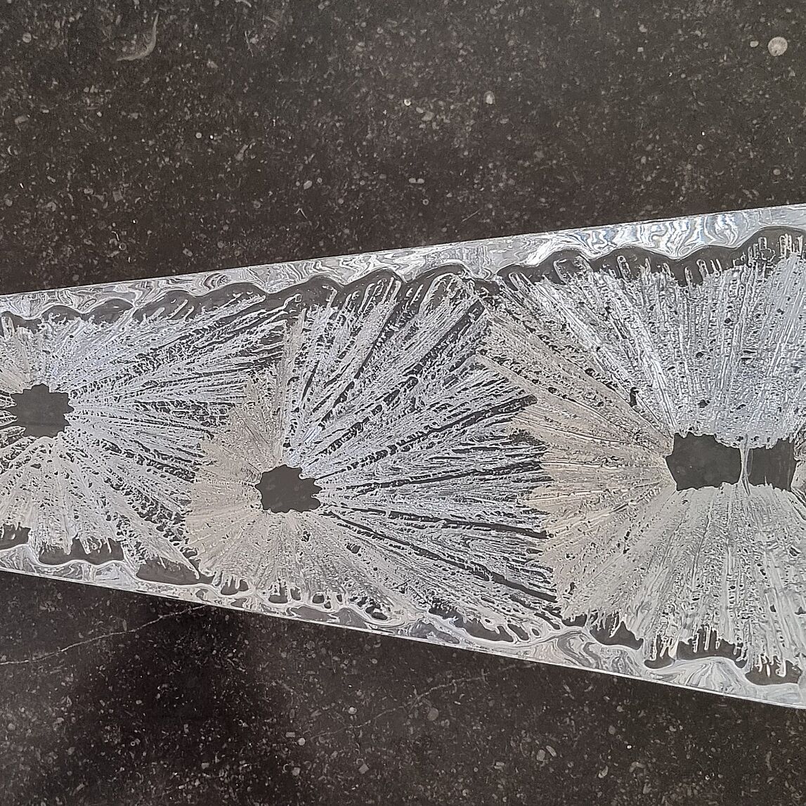 Lamp "Cratères" crystal Daum, circa 1960