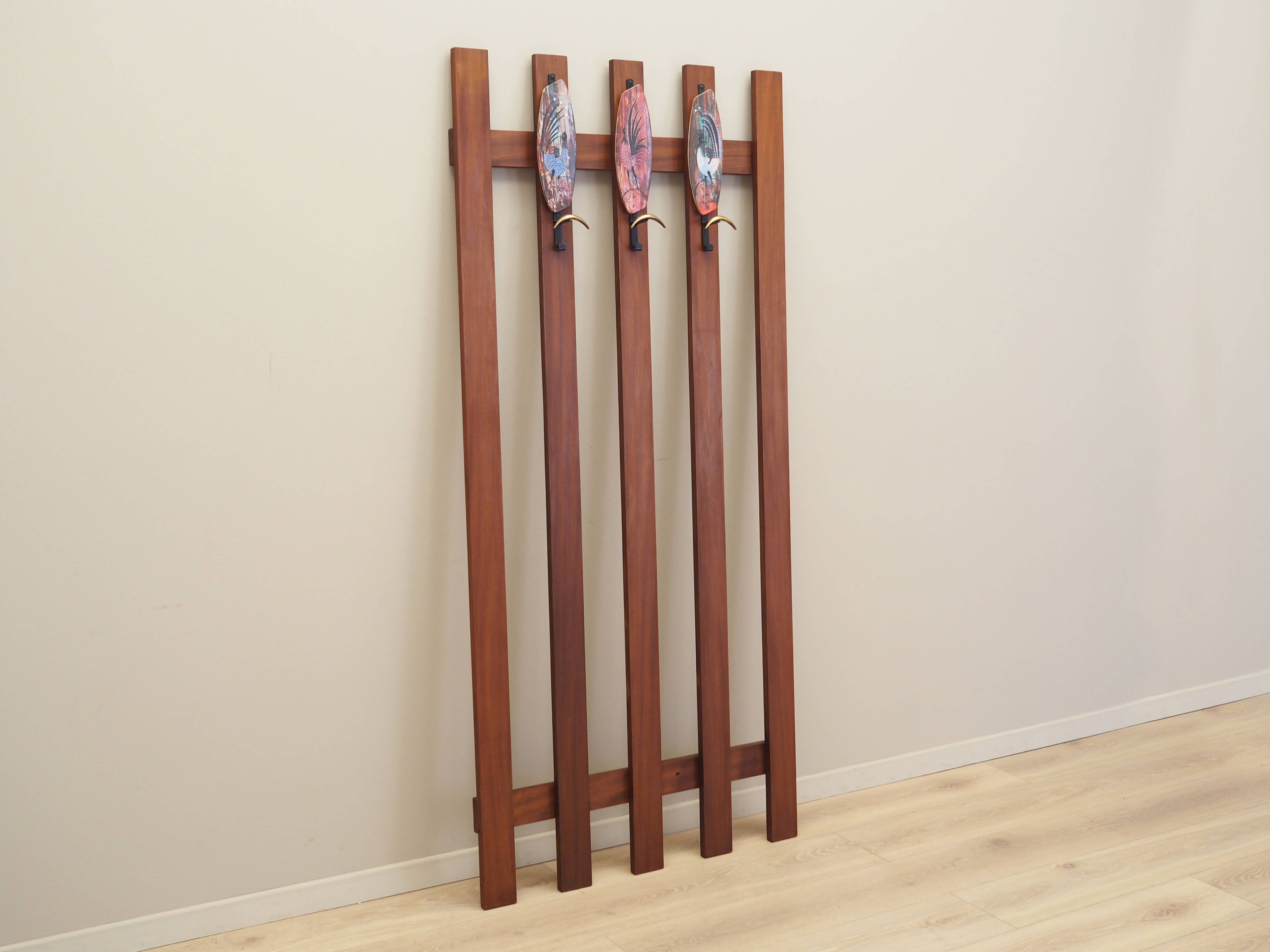 Teak hanger, Danish design, 1970s, production: Denmark