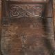 Unique 18th-century English oak wainscot chair with amazing woodcarving