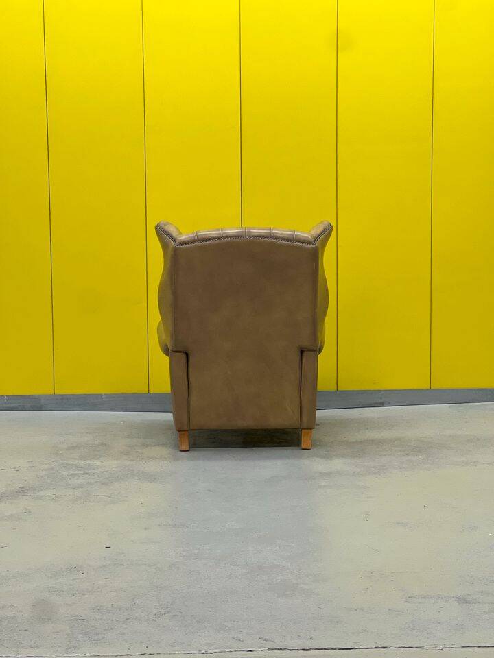 Vintage Handmade Chesterfield Recliner Armchair