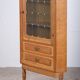 Brutalist Oak Corner Cabinet attributed to Henning Kjærnulf, Denmark, 1960s