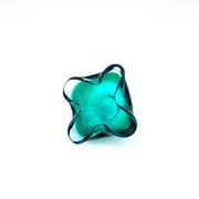 Murano Sommerso bowl - Flavio Poli - Sapphire Blue & Emerald