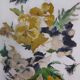 French vintage oil painting on alabaster