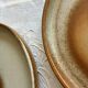 Assiettes plates 23 cm en grès