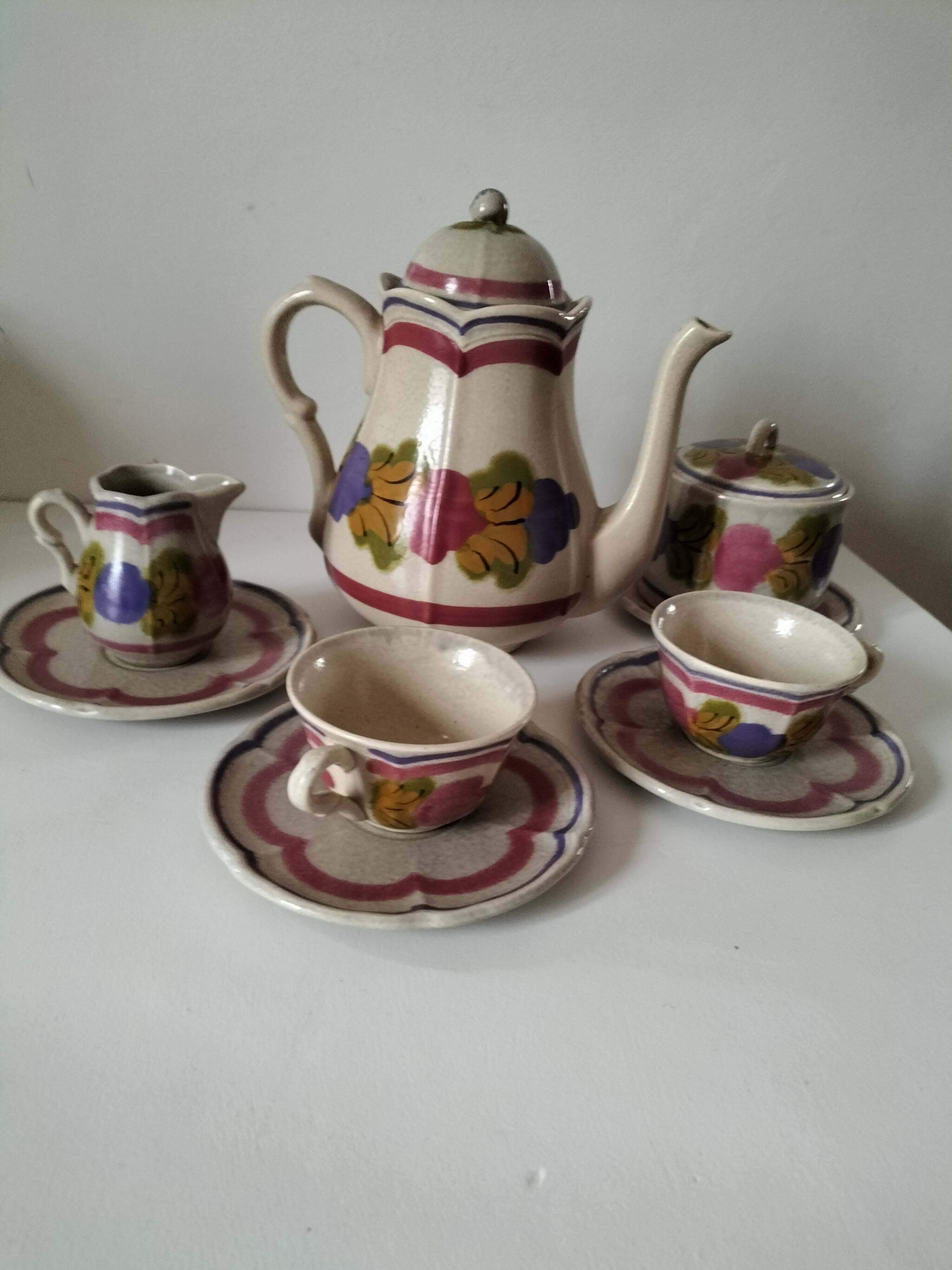 Ninon Coffee Service from Pornic Earthenware