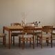 Jørgen Bækmark, Dining table in Oak & Cork, Danish Mid Century Modern, 1960s