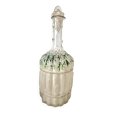 Carafe ancienne asperge Legras fin XIXe
