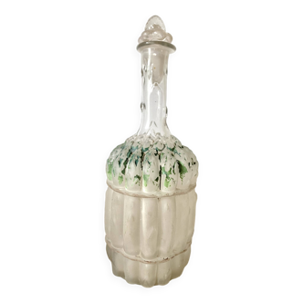 Antique Legras asparagus carafe from the late 19th century