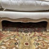 Salon canapé et paire de fauteuils de style Louis XV