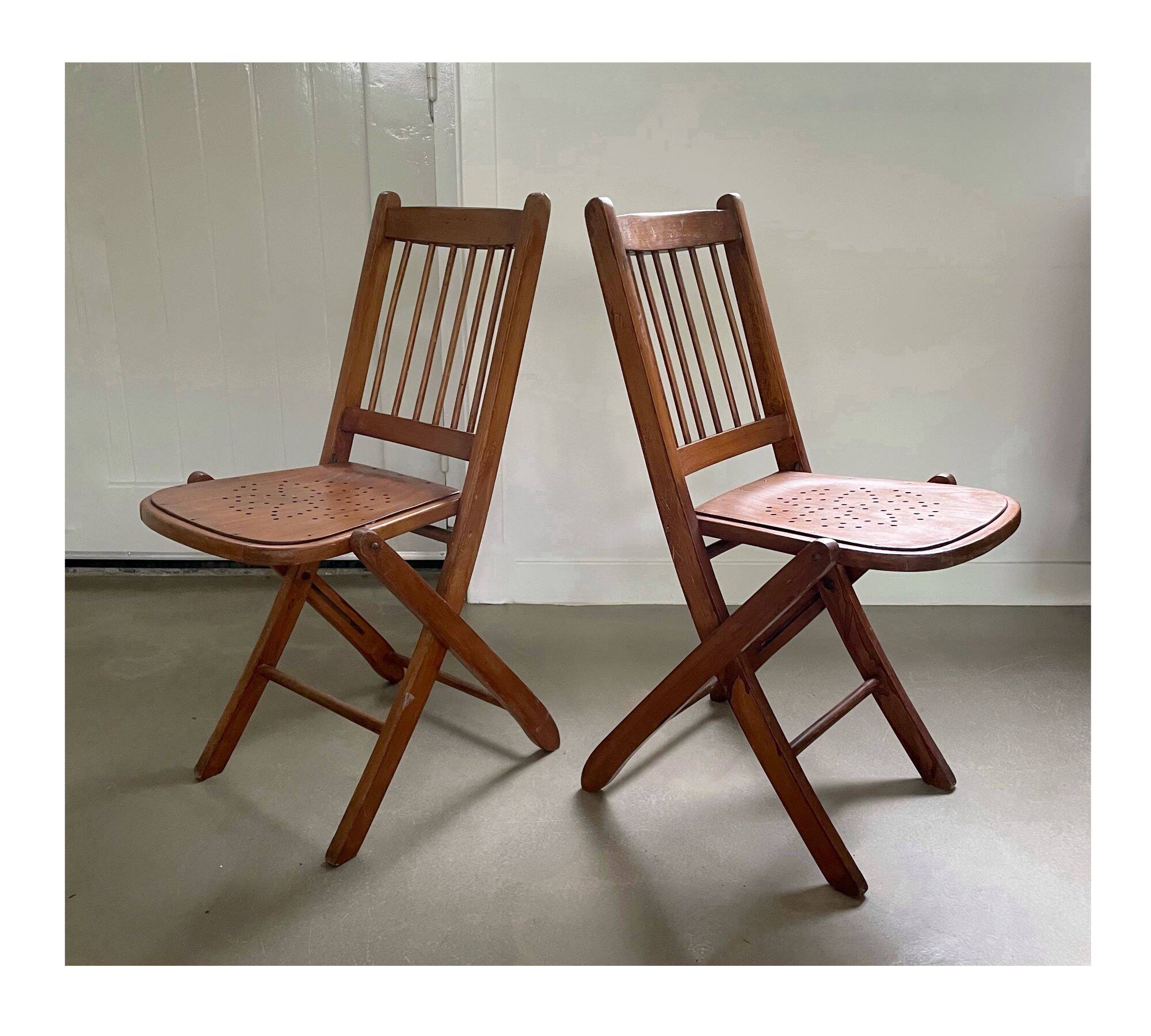 Set folding chair Thonet, 1950s