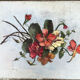 "Flowers" oil on wood panel